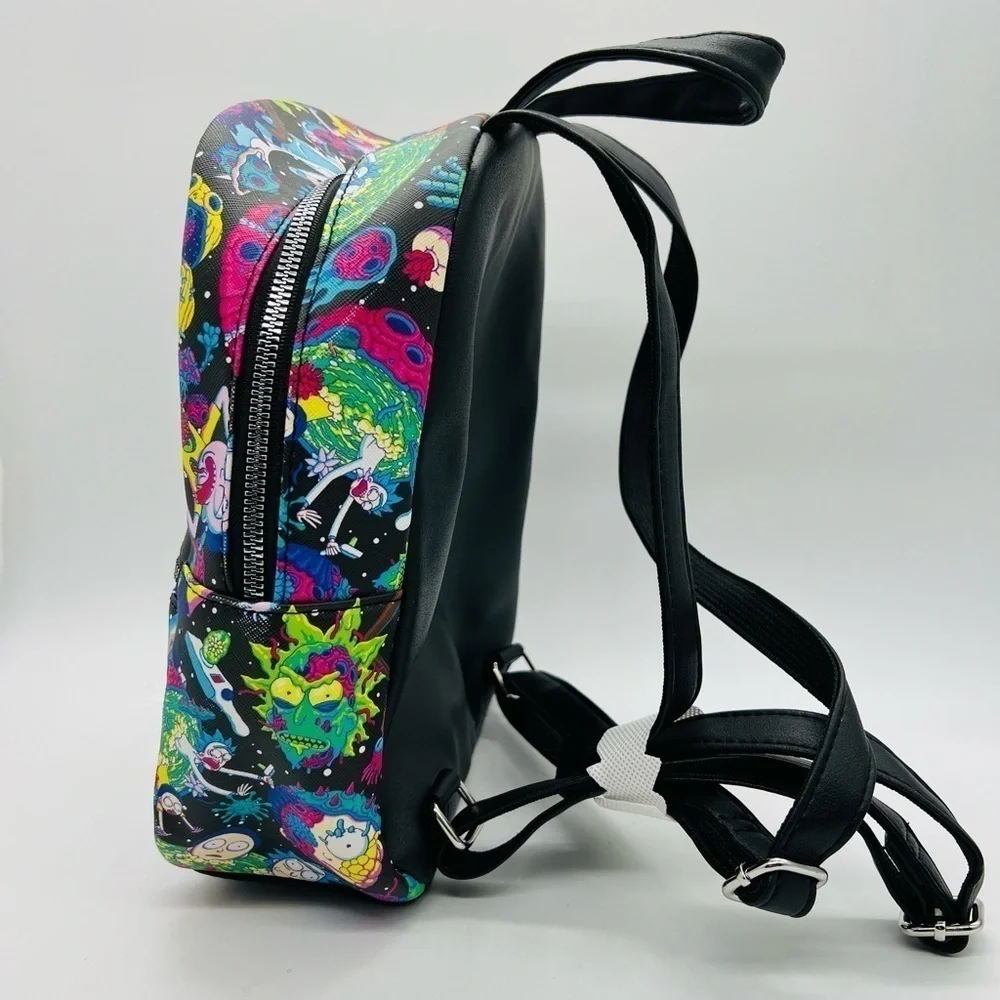 RICK AND MORTY BY BIOWORLD COLORFUL BACKPACK NWOT